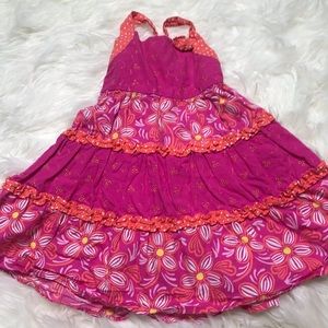 5/$25! Younghearts pink & orange sundress size 4T